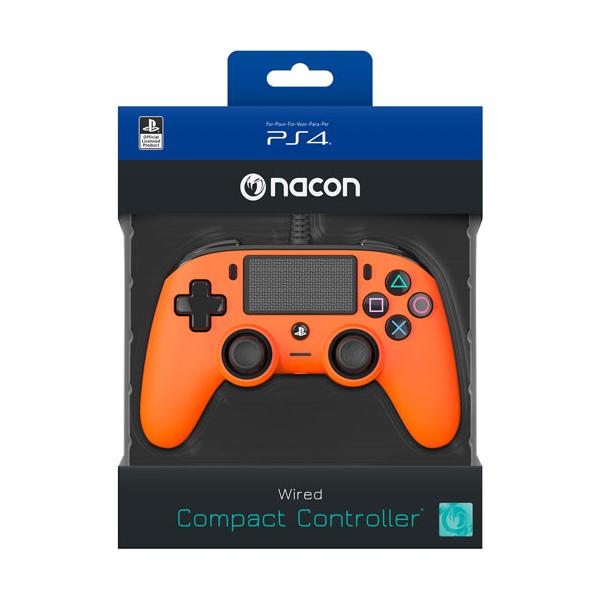 PS4 NACON OLP Compact Controller WRD Arancione PS4 Accessori - Disponibile in 2/3 giorni lavorativi