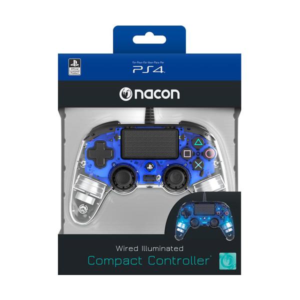 PS4 NACON OLP Compact Controller WRD Illuminated Blu PS4 Accessori - Disponibile in 2/3 giorni lavorativi