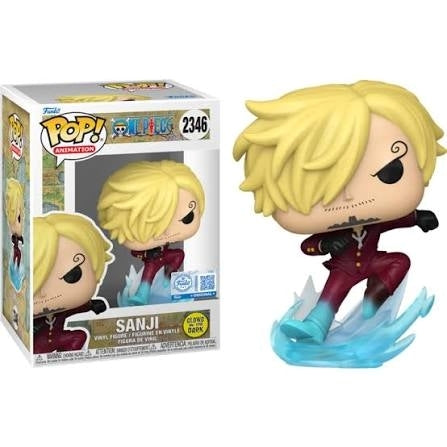 FUNKO POP Animation: One Piece - 2346 Sanji (Exclusive) (Glow In The Dark) 9cm Funko