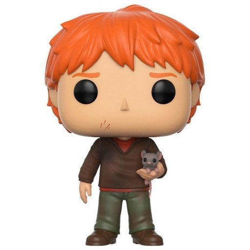 FUNKO POP  Harry Potter - 44 Ron Weasley w/Scabbers 9 cm Funko