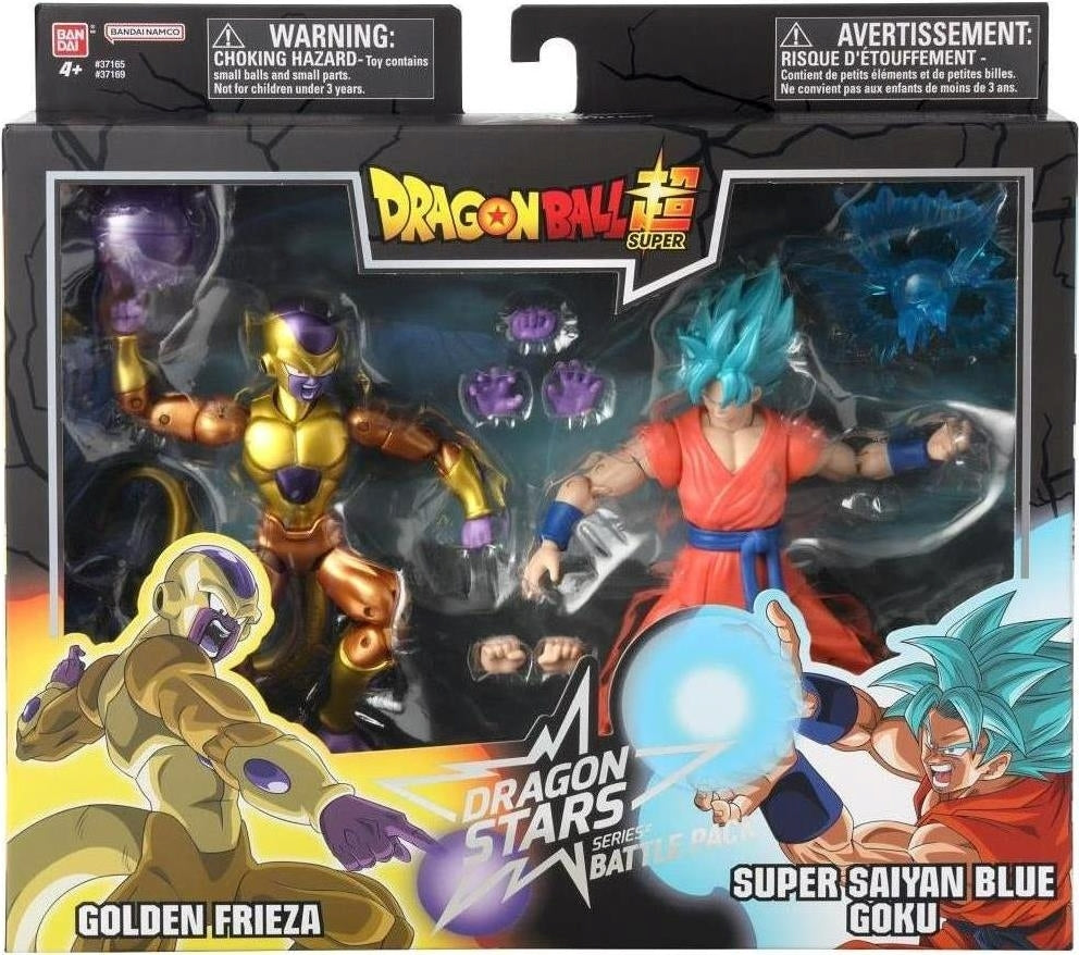 BANDAI RED Dragon Ball: Dragon Stars Series Battle Pack - Blue Goku Vs Golden Frieza 17cm Bandai Red
