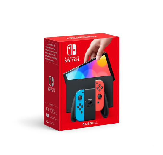 Console Nintendo Switch OLED Rosso Neon/Blu Neon - Disponibile in 2/3 giorni lavorativi