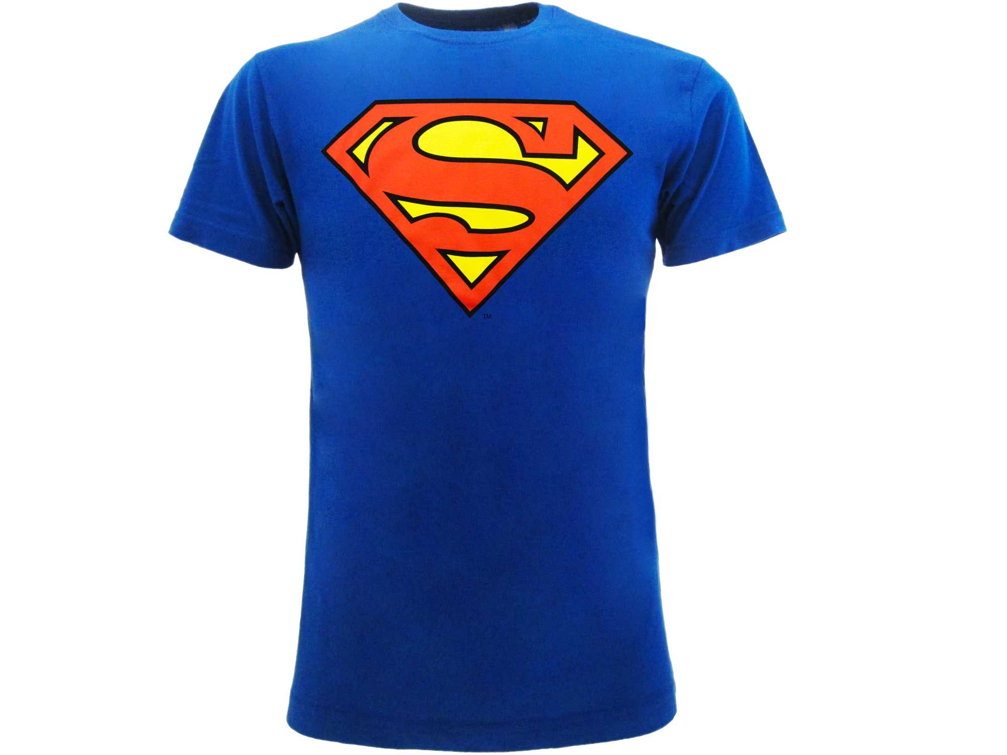 SUPERMAN LOGO T-shirt 5-6 blu - Disponibile in 2/3 giorni lavorativi