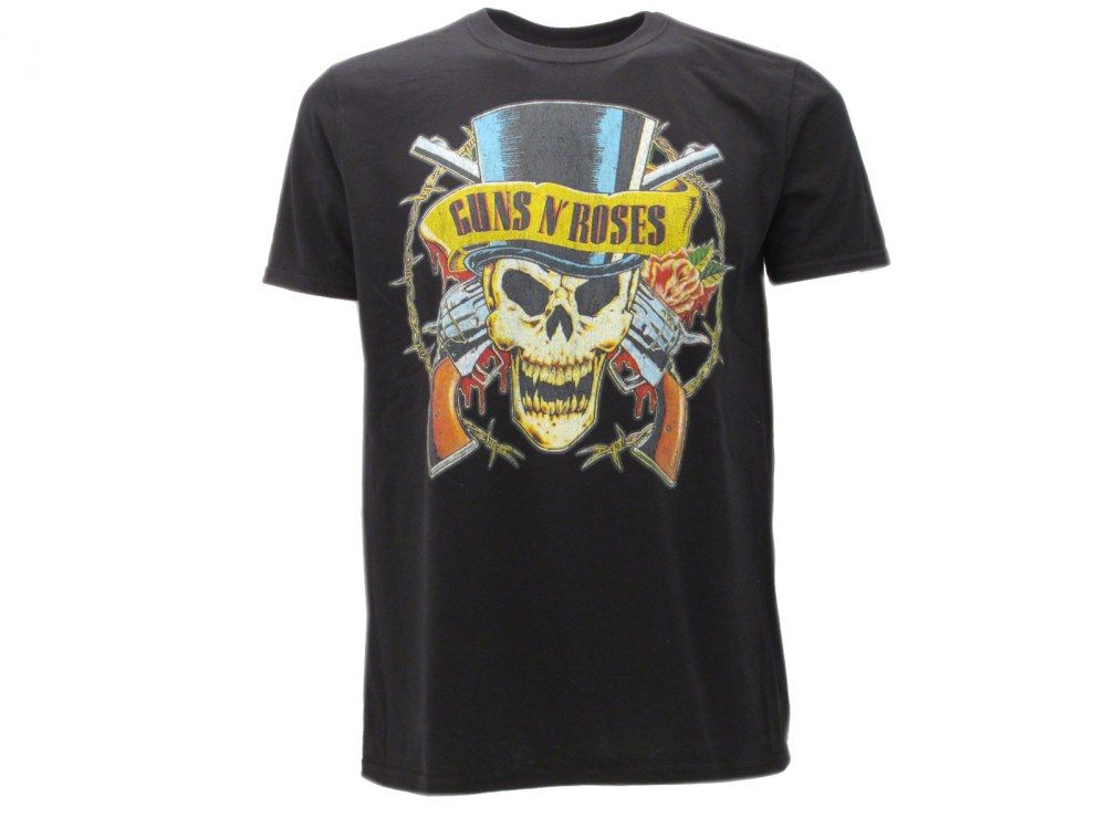 GUNS N' ROSES - T-shirt teschio M nera - Disponibile in 2/3 giorni lavorativi