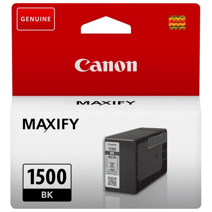 Canon PGI-1500K Cartuccia d'Inchiostro Nero - Disponibile in 3-4 giorni lavorativi