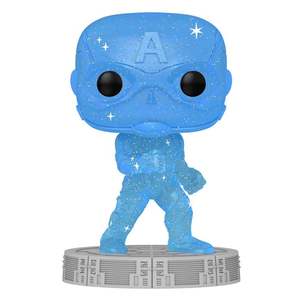 Funko Pop! Marvel: Infinity Saga Artist Series - 46 Captain America (Blue) 9Cm - Disponibile in 2/3 giorni lavorativi