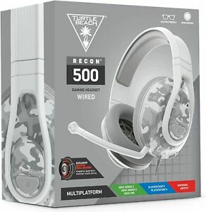 PS5 TURTLE BEACH cuffie gaming Ear Force Recon 500 Artic Camo (Cuffia per PS5/PS4/XB Series/PC) Accessori - Disponibile in 2/3 giorni lavorativi