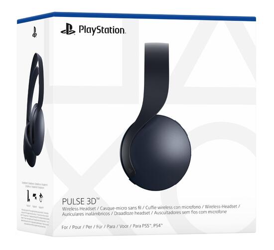 PS5 SONY PlayStation 5 Cuffie Gaming wireless con microfono PULSE 3D Midnight Black Accessori - Disponibile in 2/3 giorni lavorativi