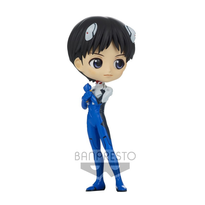 Action figure / Statue BANPRESTO 18353 - Evangelion: New Theatrical Edition Q Posket-Shinji Ikari Plugsuit Style-(Ver.A) - Disponibile in 2/3 giorni lavorativi