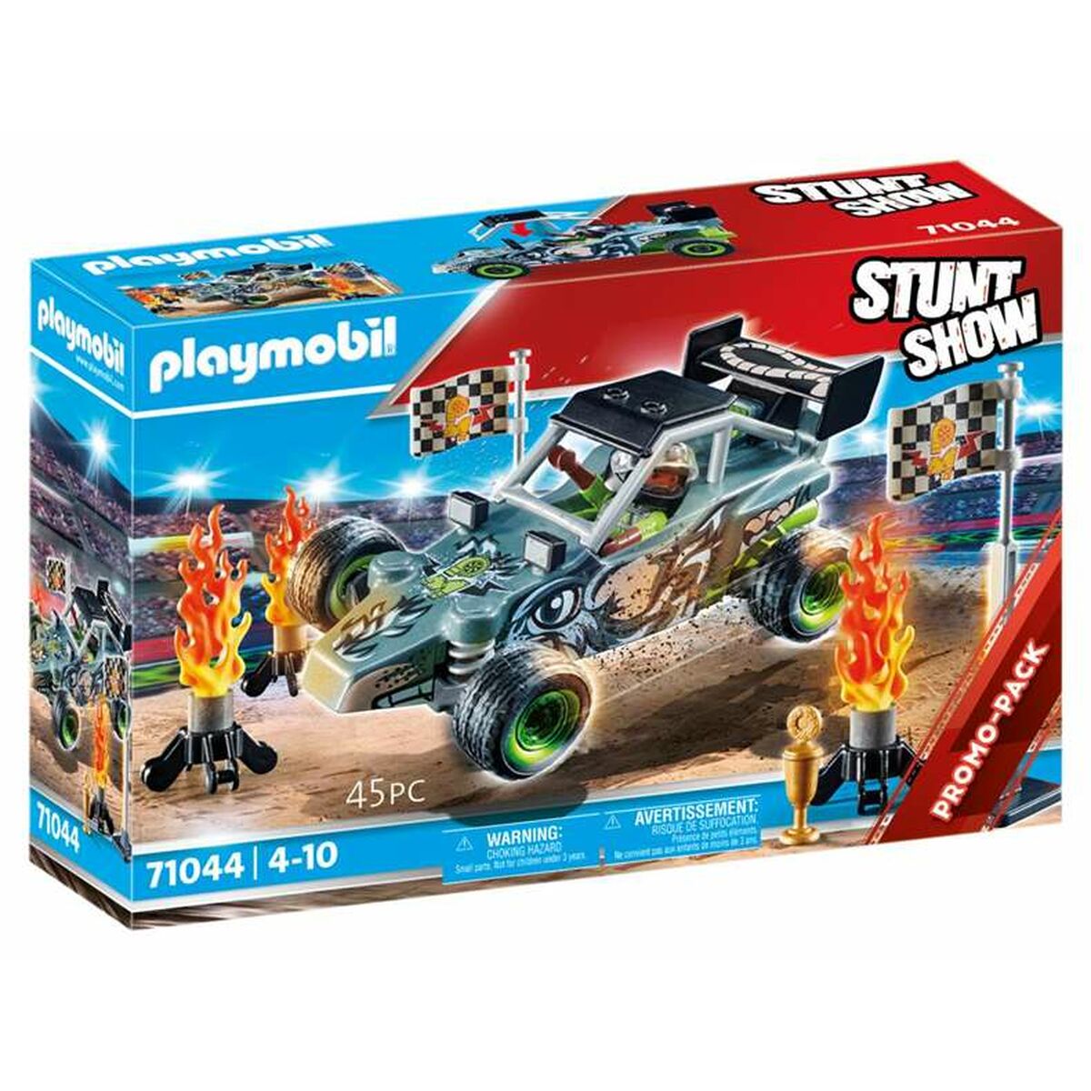 Playset Playmobil Stuntshow Racer 45 Pezzi - Disponibile in 3-4 giorni lavorativi