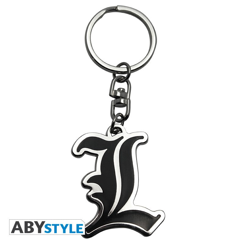 Portachiavi ABYSTYLE DEATH NOTE - Portachiavi "Simbolo L" - Disponibile in 2/3 giorni lavorativi