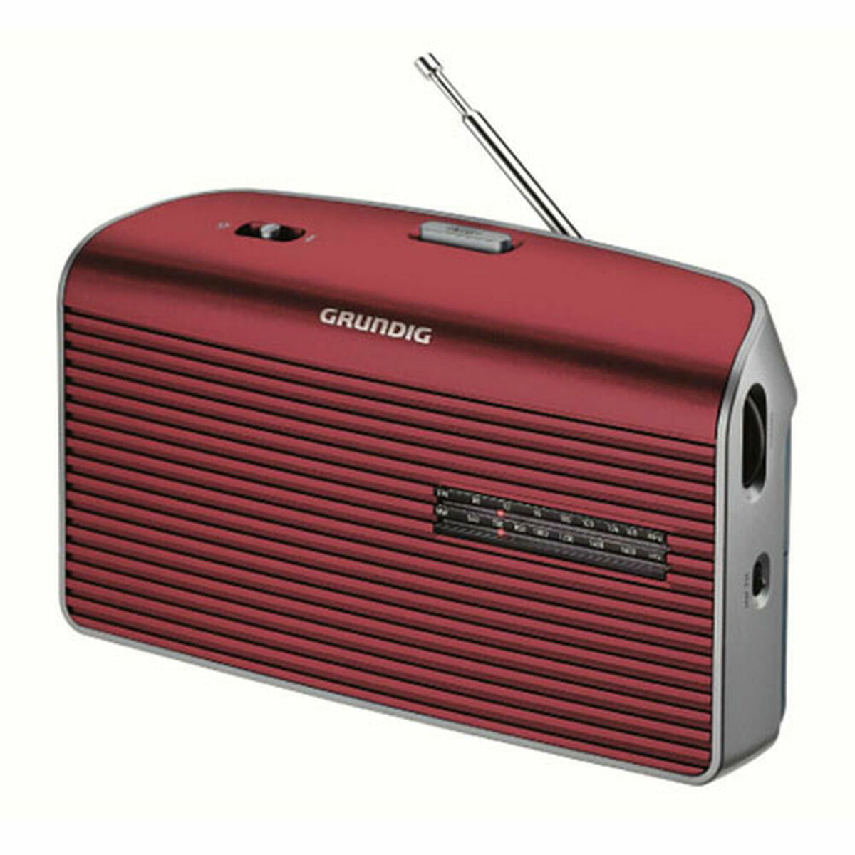 Radio Portatile Grundig Rosso Analogica - Disponibile in 3-4 giorni lavorativi
