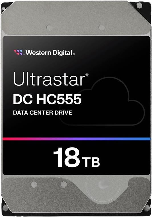 Western Digital WD Ultrastar DC HC555 - Festplatte - Datencenter - 18 TB - intern - 3.5" (8.9 cm) - SATA 6Gb/s - 7200 rpm - Puffer: 512 MB (0B48723) - Disponibile in 6-7 giorni lavorativi