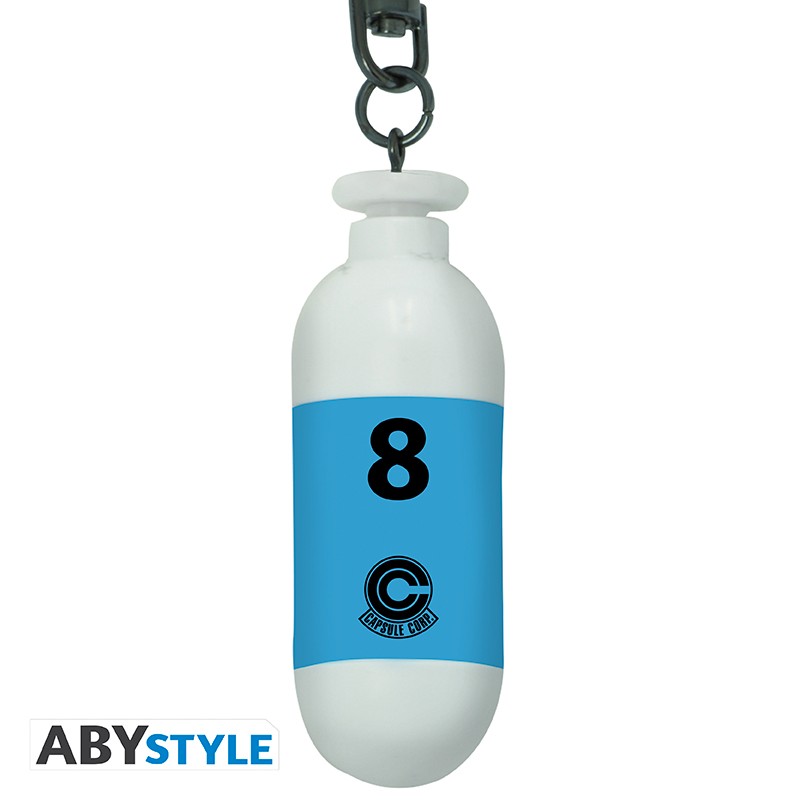 Portachiavi ABYSTYLE DRAGON BALL - Portachiavi 3D "DBZ/Blue Plastic Capsule" - Disponibile in 2/3 giorni lavorativi