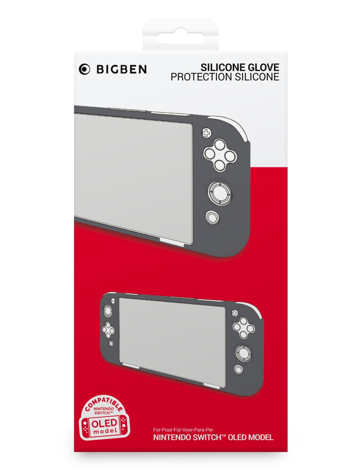 Switch BIGBEN Cover silicone Switch Oled Grigia Accessori - Disponibile in 2/3 giorni lavorativi Big Ben