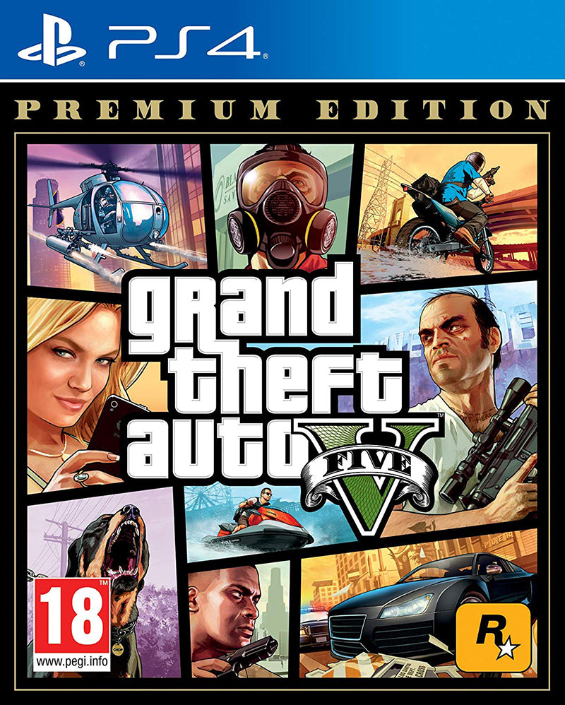 PS4 GTA V PREMIUM EDITION (pack in spagnolo) - Disponibile in 2/3 giorni lavorativi