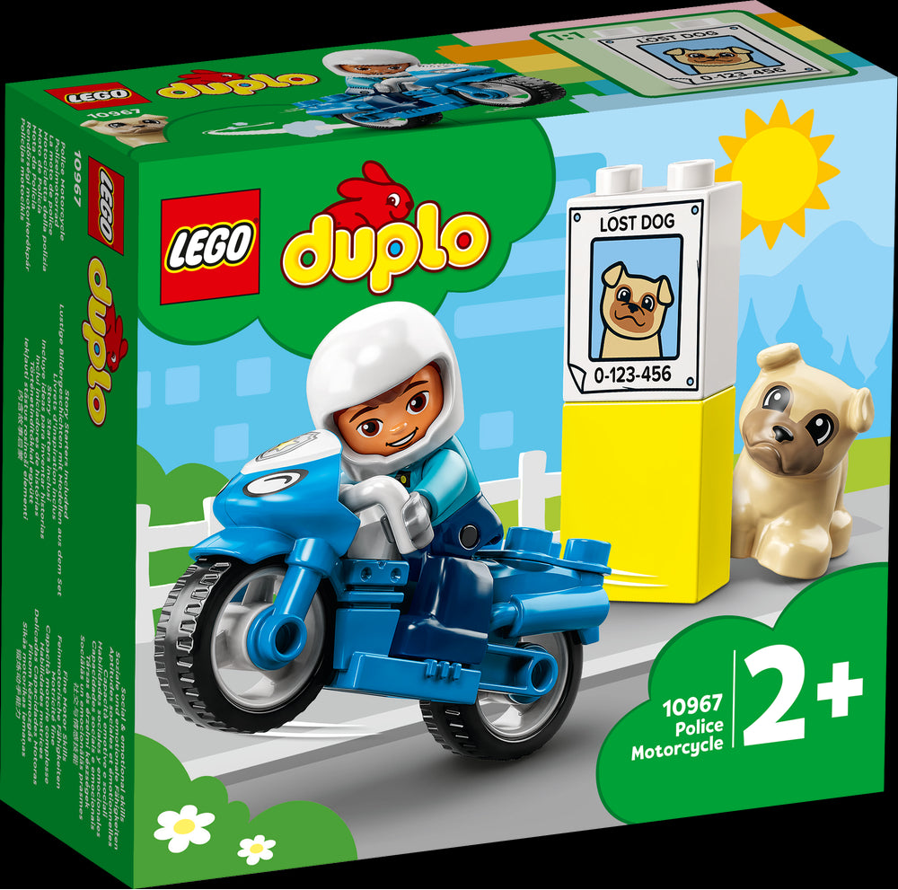 LEGO 10967 Motocicletta della polizia - Disponibile in 2/3 giorni lavorativi