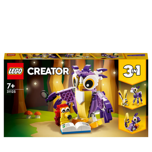 LEGO 31125 Creature della foresta fantasy - Disponibile in 2/3 giorni lavorativi