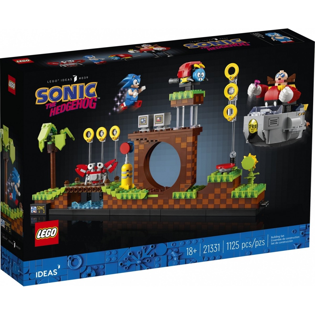 LEGO 21331 Sonic the Hedgehog - Green Hill Zone - Disponibile in 2/3 giorni lavorativi