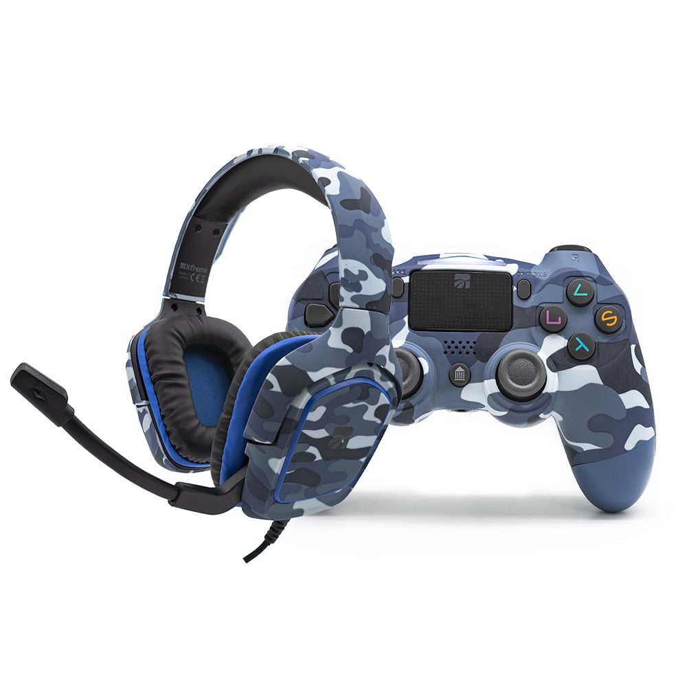 PS4 XTREME BLU GAME KIT (BT JOYPAD+HEADSET) Accessori - Disponibile in 2/3 giorni lavorativi