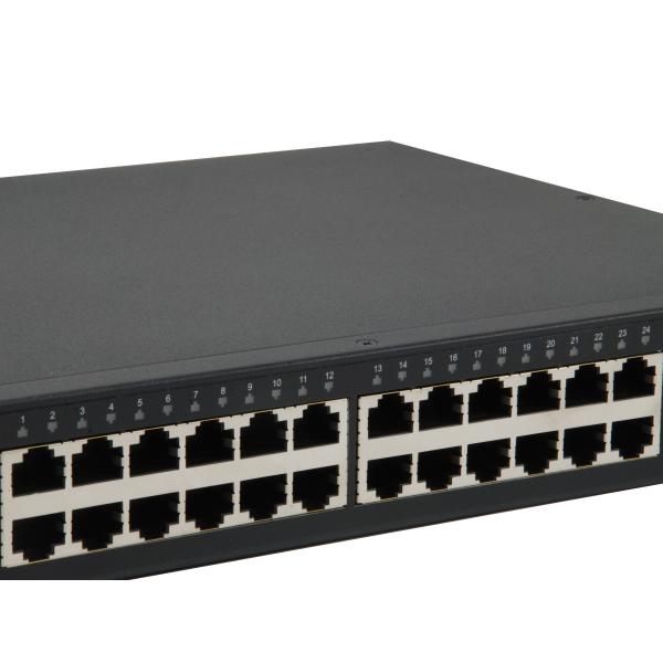 LevelOne GTL-2661 Gestito L2 Gigabit Ethernet (10/100/1000) Nero Supporto Power over Ethernet (PoE) - Disponibile in 6-7 giorni lavorativi