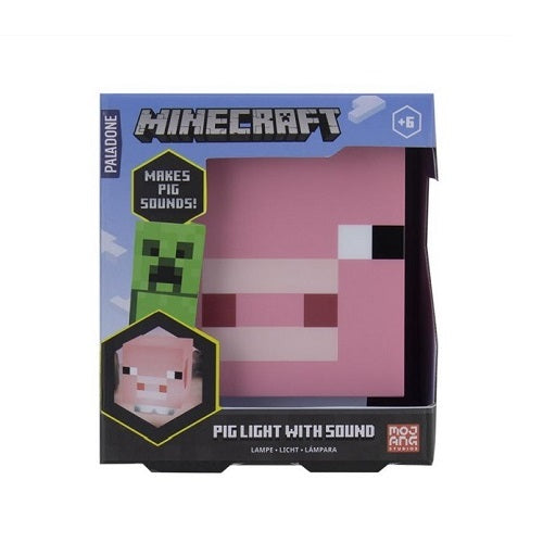 MINECRAFT LAMPADA 3D PIG (con suoni) - Disponibile in 2/3 giorni lavorativi