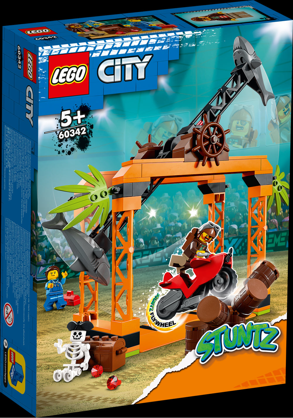 LEGO 60342 Sfida acrobatica attacco dello squalo - Disponibile in 2/3 giorni lavorativi