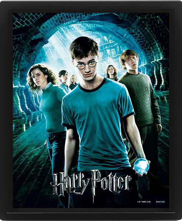 HARRY POTTER (ORDER OF THE PHOENIX) - POSTER 3D LENTICULAR INCORNICIATO - Disponibile in 2/3 giorni lavorativi