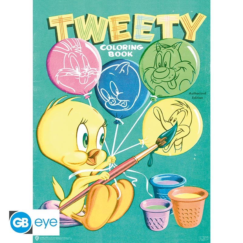 ABYSTYLE LOONEY TUNES - Set 2 Poster: "Tweety and Sylevester" - Disponibile in 2/3 giorni lavorativi