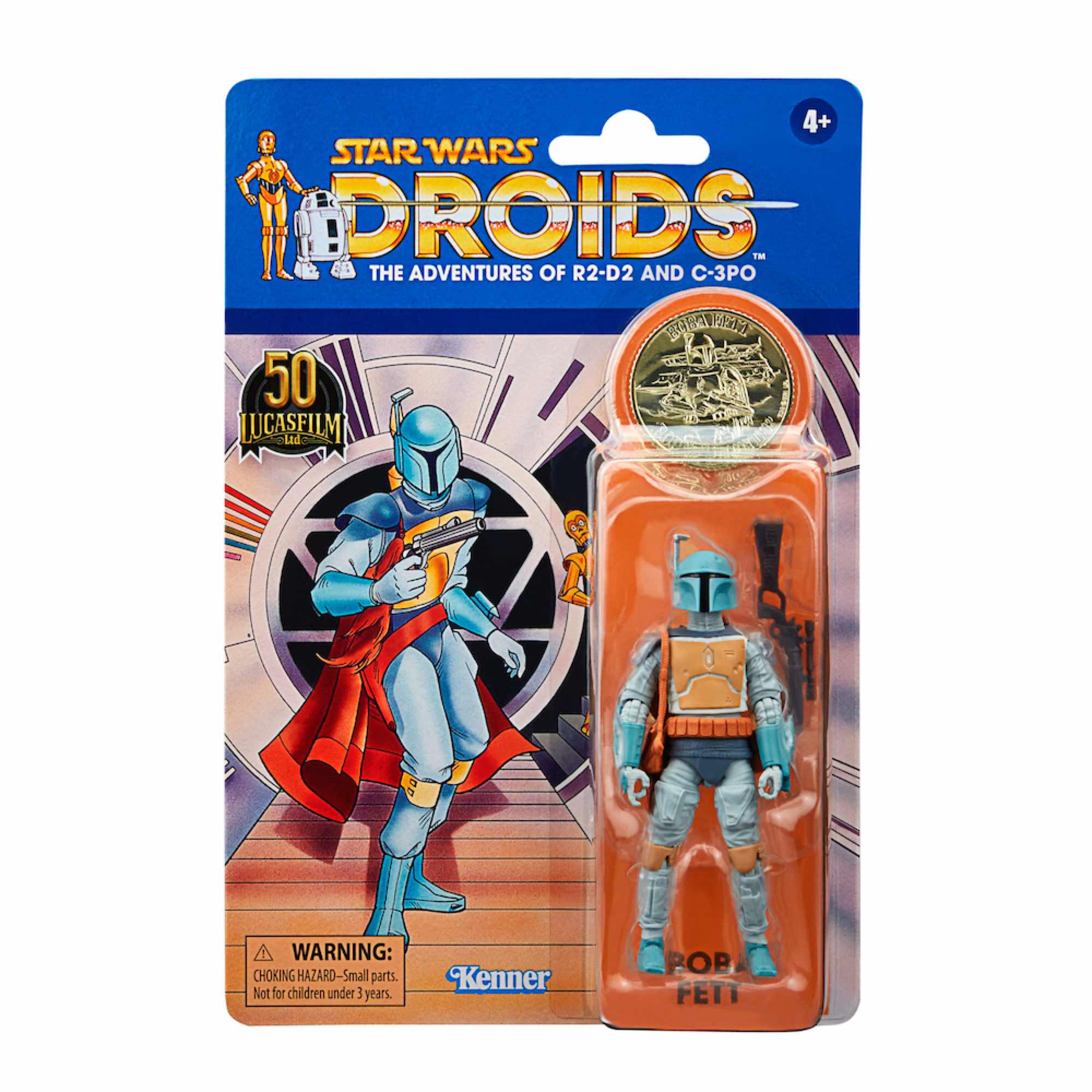 HASBRO STAR WARS: DROIDS VINTAGE COLLECTION - BOBA FETT FIGURE 10 CM - Disponibile in 2/3 giorni lavorativi