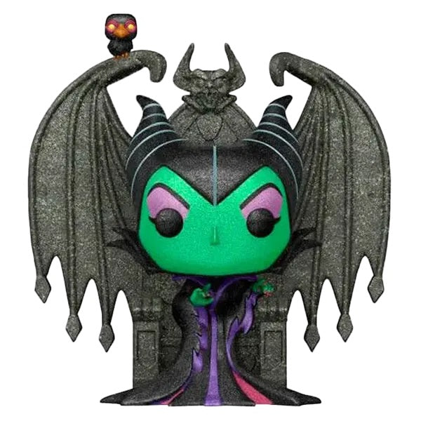 Funko Pop! FUNKO POP Disney: Deluxe Villains - 784 Maleficent In Throne (Diamond Glitter, Exclusive) 15cm - Disponibile in 2/3 giorni lavorativi