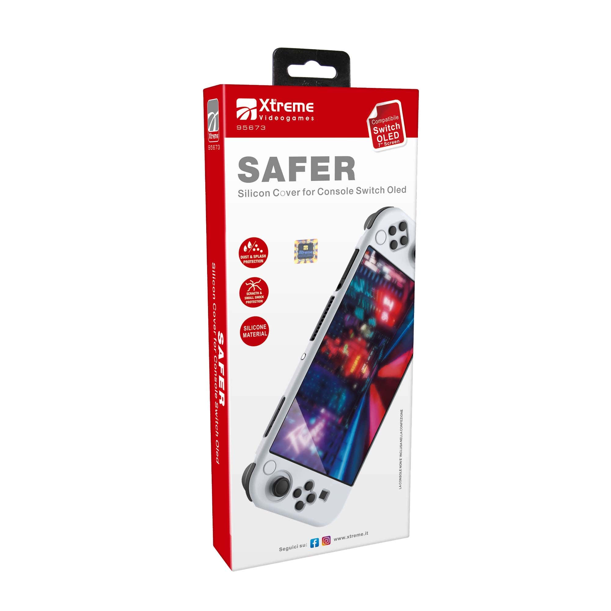 Switch XTREME Nintendo Switch Oled Safer Silicon Cover Accessori - Disponibile in 2/3 giorni lavorativi