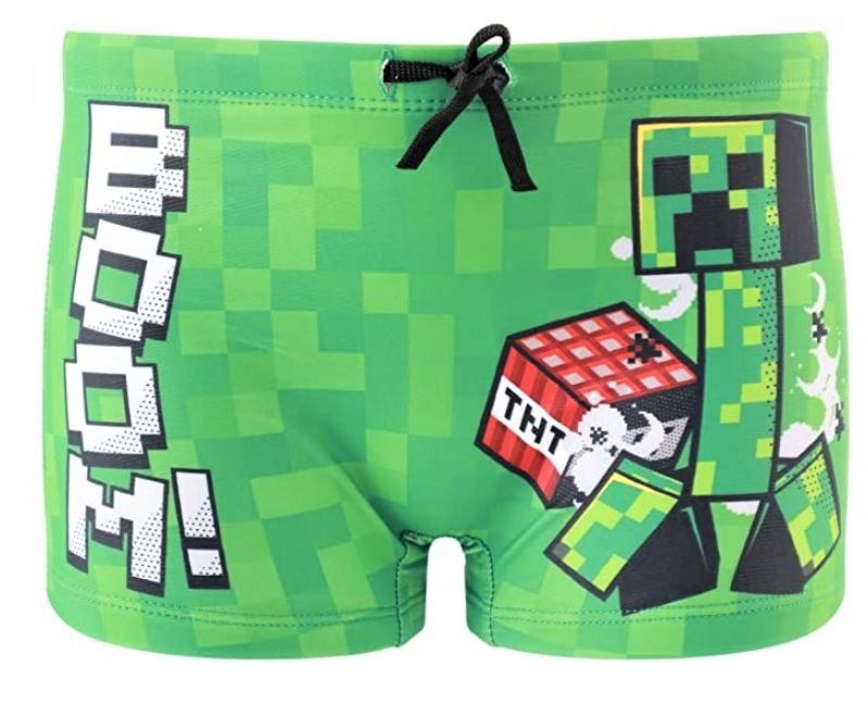 MINECRAFT: BOOM TNT - COSTUME DA BAGNO BOXER 8 ANNI (128cm) - Disponibile in 2/3 giorni lavorativi