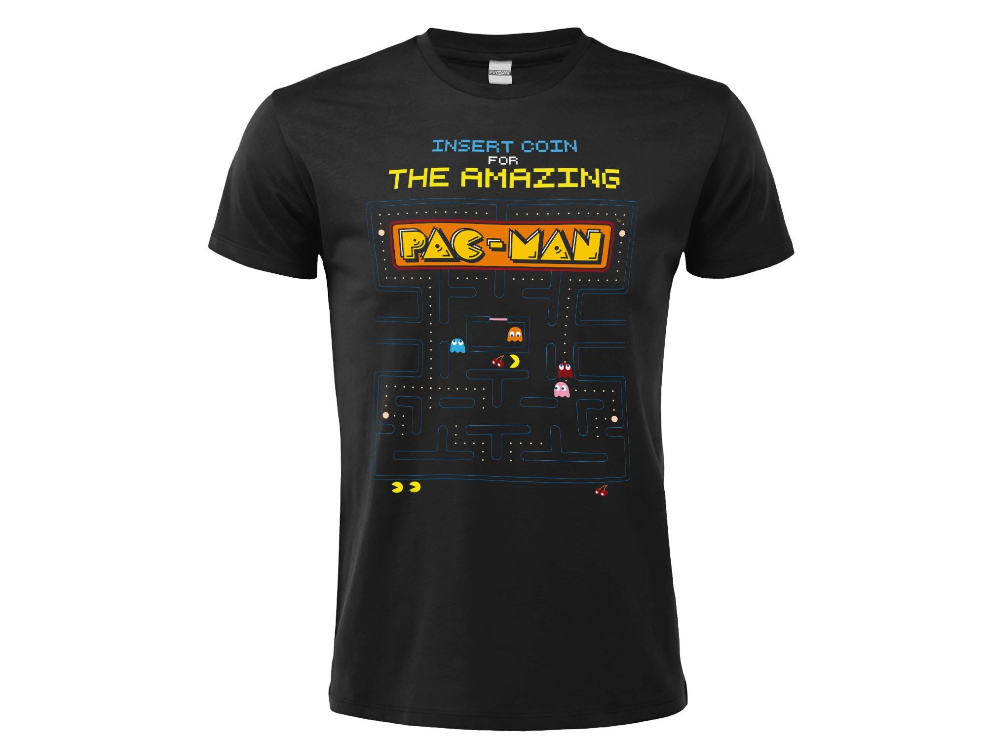 T-Shirt Pac-Man: Insert Coin M nera - Disponibile in 2/3 giorni lavorativi