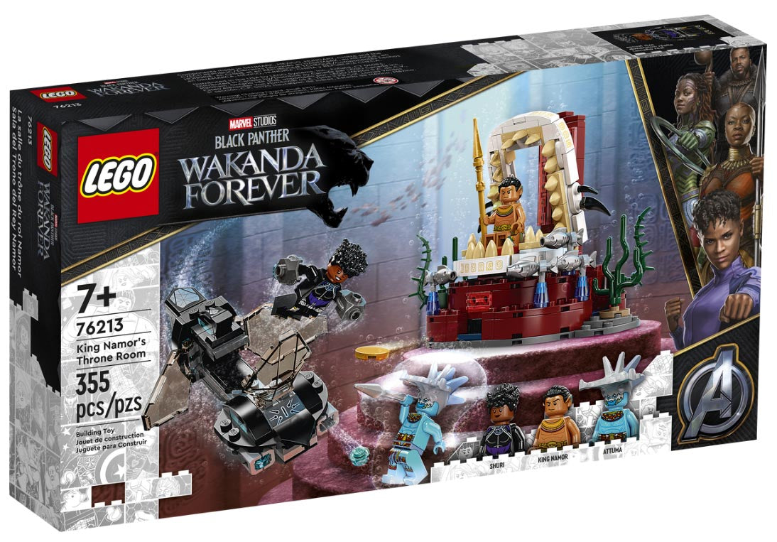 LEGO 76213 Stanza Trono Re Namor - Disponibile in 2/3 giorni lavorativi