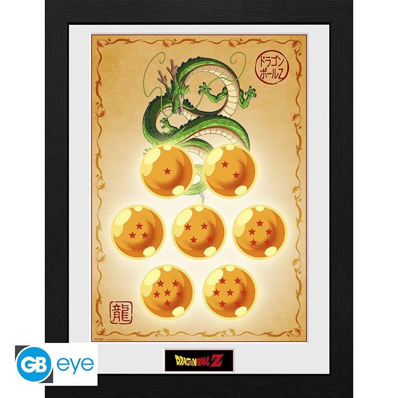 ABYSTYLE DRAGON BALL - Poster Incorniciato: DBZ/"Dragon Balls" (30x40) - Disponibile in 2/3 giorni lavorativi