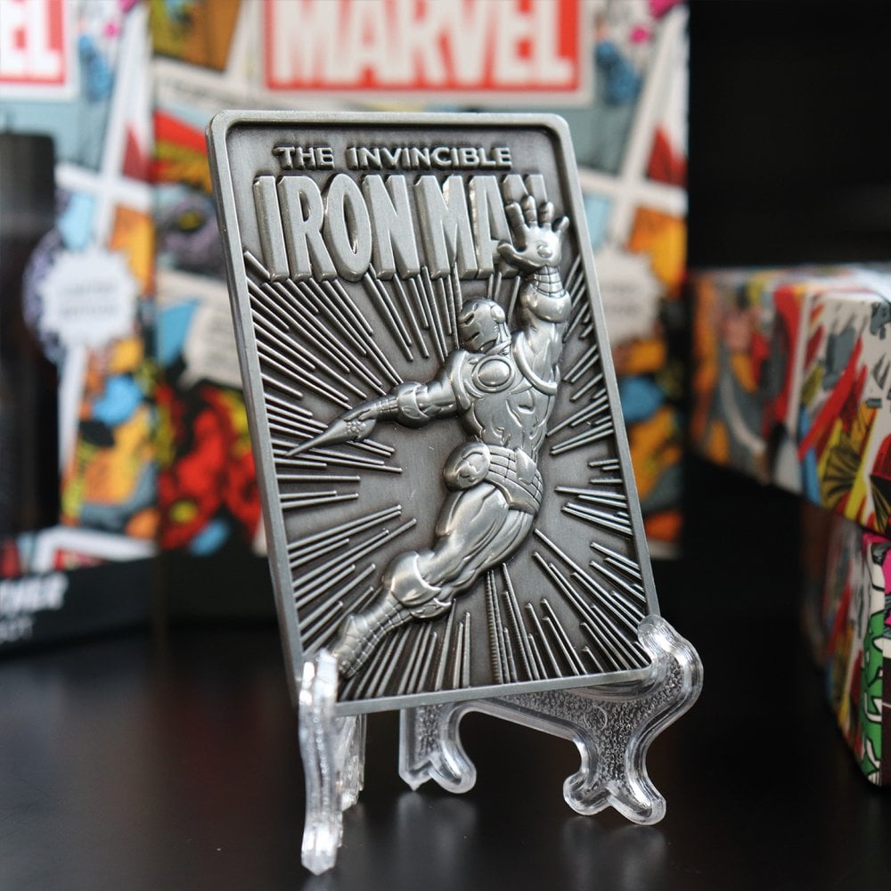 Marvel Comics : Iron Man - Lingotto da collezione con stampa in rilievo Limited Edition (7.5x5cm) - Disponibile in 2/3 giorni lavorativi