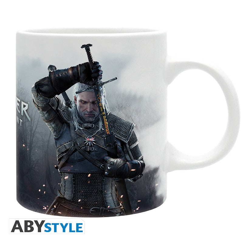 THE WITCHER - Tazza 320 ml: Geralt - Disponibile in 2/3 giorni lavorativi Abystyle