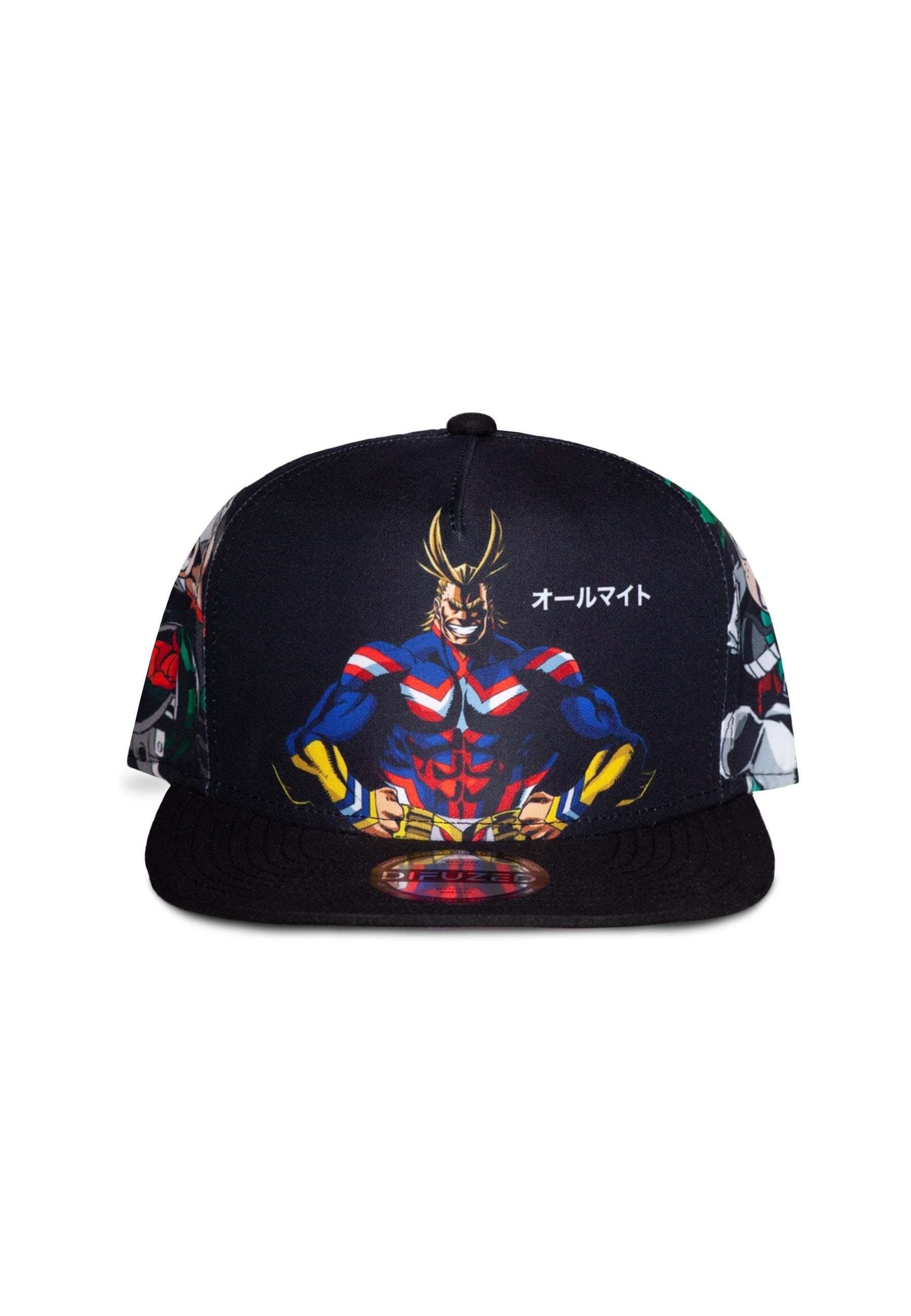 DIFUZED MY HERO ACADEMIA - CAPPELLO SNAPBACK - ALL MIGHT , DEKU & KATSUKI - Disponibile in 2/3 giorni lavorativi