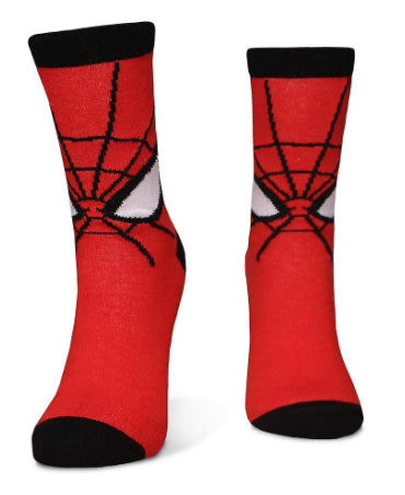 DIFUZED MARVEL SPIDER MAN : Calzini maschera unisex (35/38) - Disponibile in 2/3 giorni lavorativi