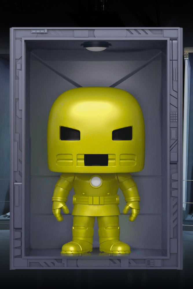 Funko Pop! FUNKO POP Marvel: Hall of Armor - 1035 Iron Man Model 1 Golden Armor (Exclusive) - Disponibile in 2/3 giorni lavorativi