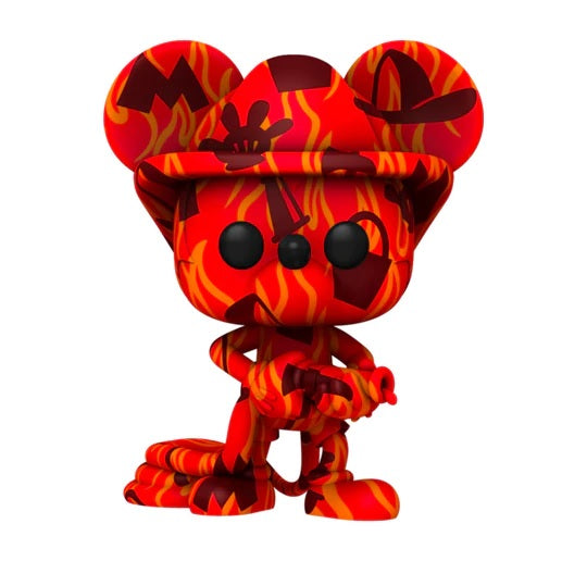 Funko Pop! Disney: Mickey's - 19 Firefighter Mickey (Artist's Series, Exclusive) 9Cm - Disponibile in 2/3 giorni lavorativi FUNKO