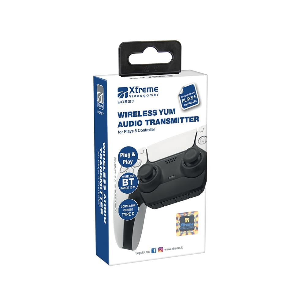 PS5 XTREME Tresmettitore BT Wireless Audio per Controller PS5 Accessori - Disponibile in 2/3 giorni lavorativi