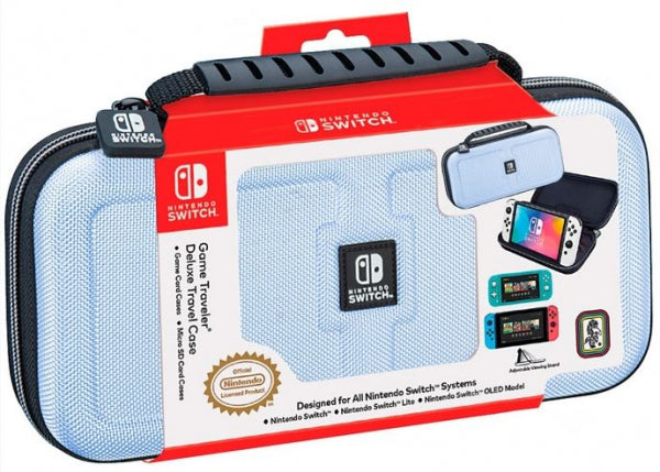 Switch Nintendo Switch Game Traveler Deluxe Travel Case Azzurro Pastello Accessori - Disponibile in 2/3 giorni lavorativi