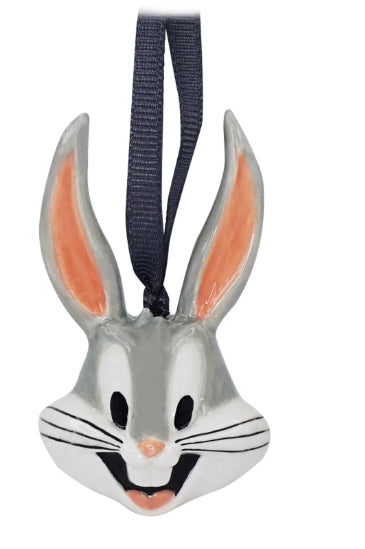 LOONEY TUNES - Decorazione natalizia/ regalo in ceramica "Bugs Bunny" - Disponibile in 2/3 giorni lavorativi