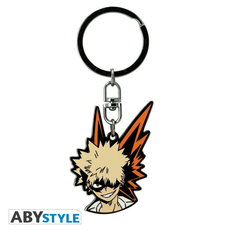 Portachiavi ABYSTYLE MY HERO ACADEMIA - Portachiavi in metallo: "Bakugo" - Disponibile in 2/3 giorni lavorativi