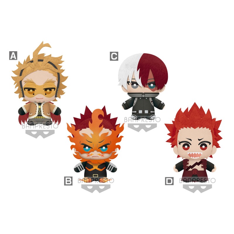 BANPRESTO 18476 - My Hero Academia: World Heroes Mission Tomonui Plush Series 2 Display 9 Personaggi Assortiti - Disponibile in 2/3 giorni lavorativi