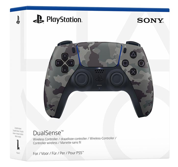 PS5 SONY PlayStation 5 Controller Wireless DualSense Grey Camo Accessori - Disponibile in 2/3 giorni lavorativi