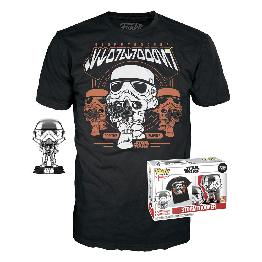Funko Pop! & Tee: Star Wars - Stormtrooper T-shirt (M) - Disponibile in 2/3 giorni lavorativi FUNKO