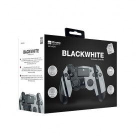 PS4 XTREME Playstation 4 Wireless BT Controller Black & White Accessori - Disponibile in 2/3 giorni lavorativi